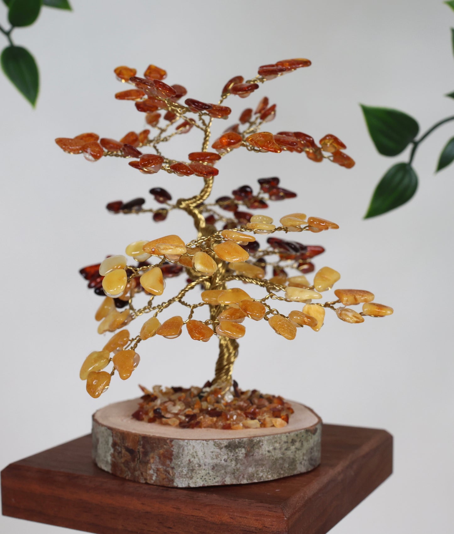 Bunter Bernstein Baum Nr.53B2