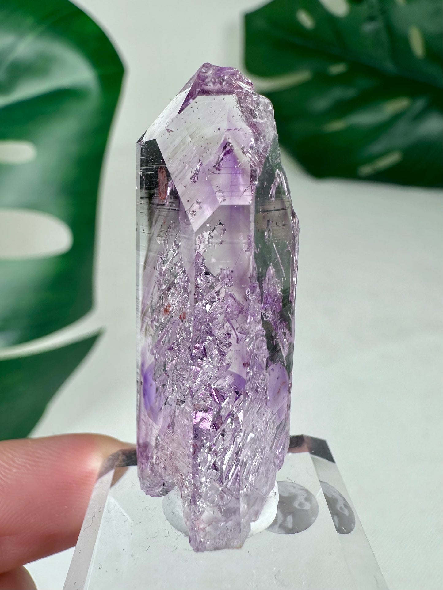 Goboboseb Quarz mit Amethyst - B-Ware Nr.74GA