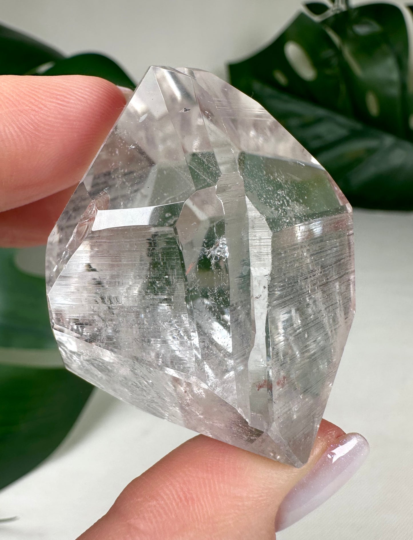 Semi-polished Lemurian Quartz No.44LQ