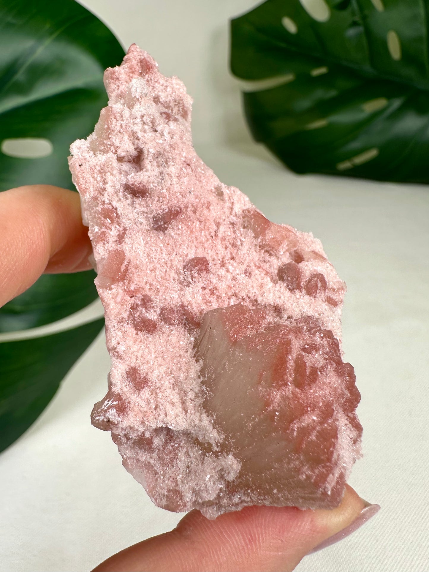 Apophyllit Red Crust mit Stilbit Nr.46AR