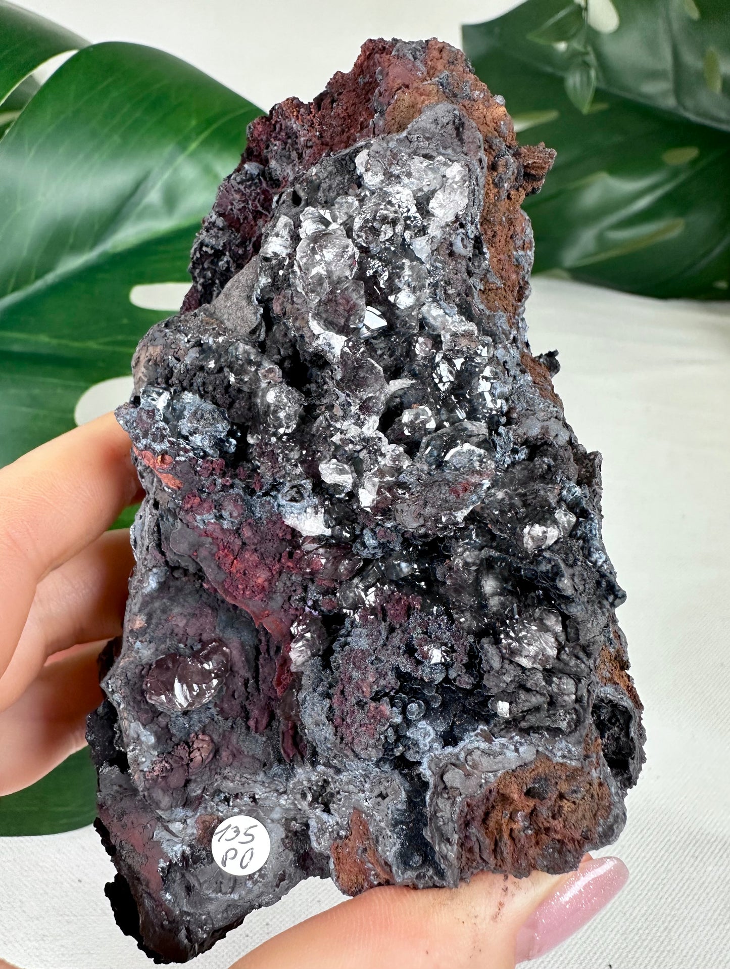 Pyrolusit mit Hemimorphit Nr.135PO