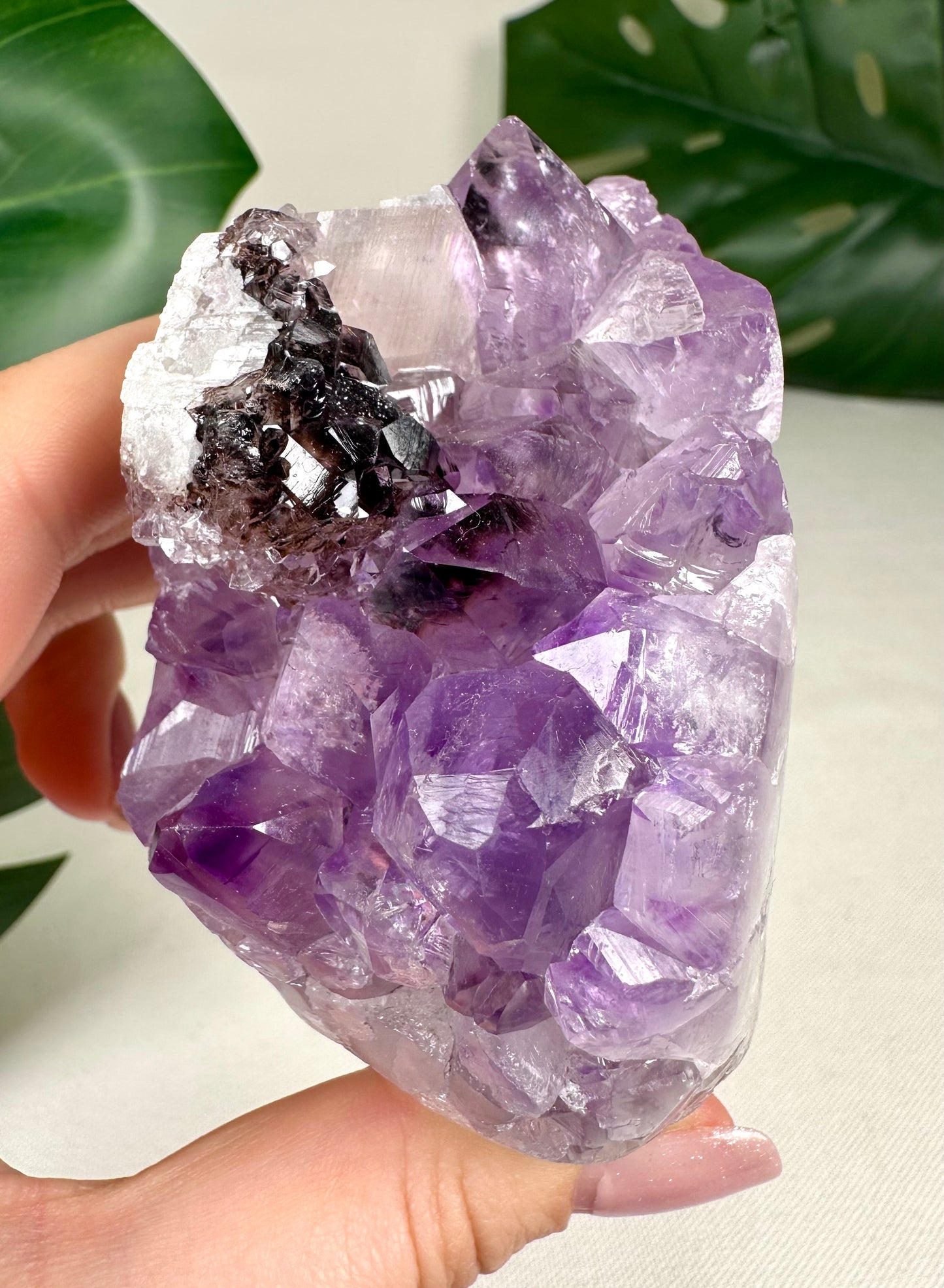 Amethyst mit Calcit Nr.68AC