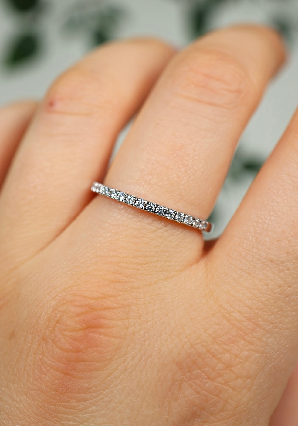 Avelis Moissanit Ring Silber