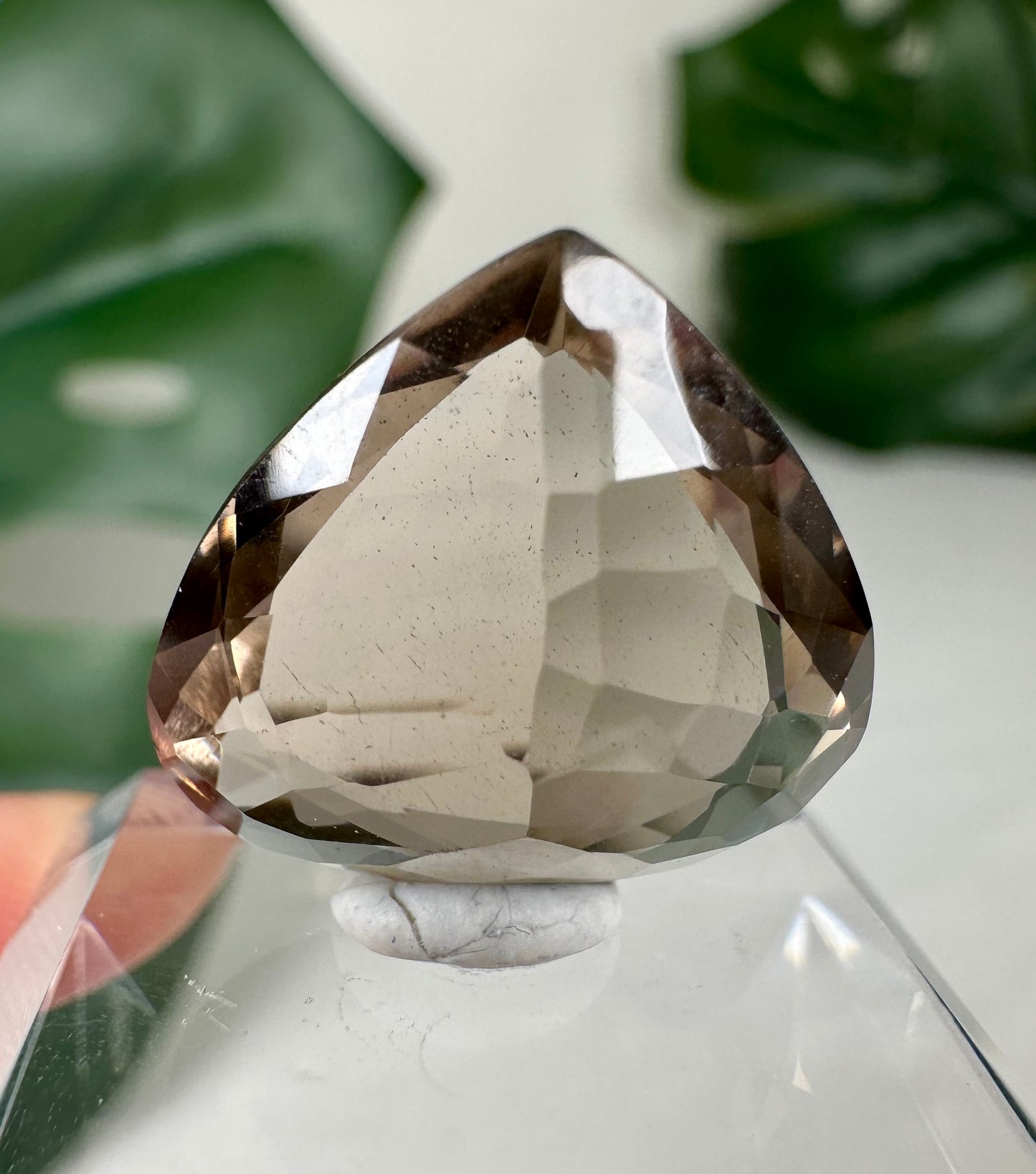 Faceted Smoky Quartz No.35F3