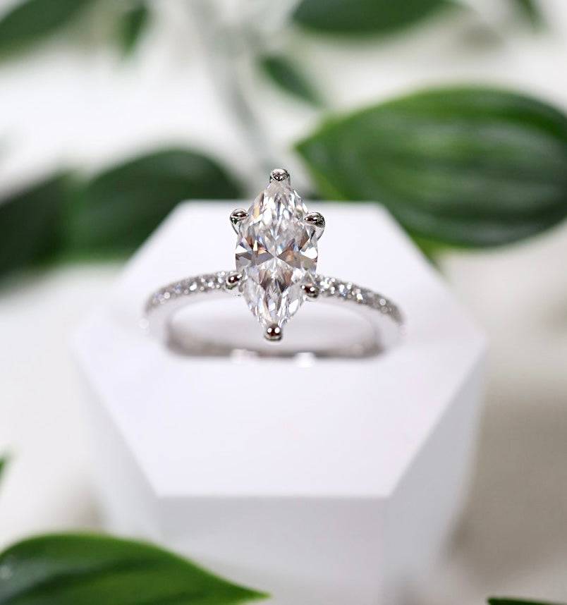 Faylen Moissanit Ring Silber
