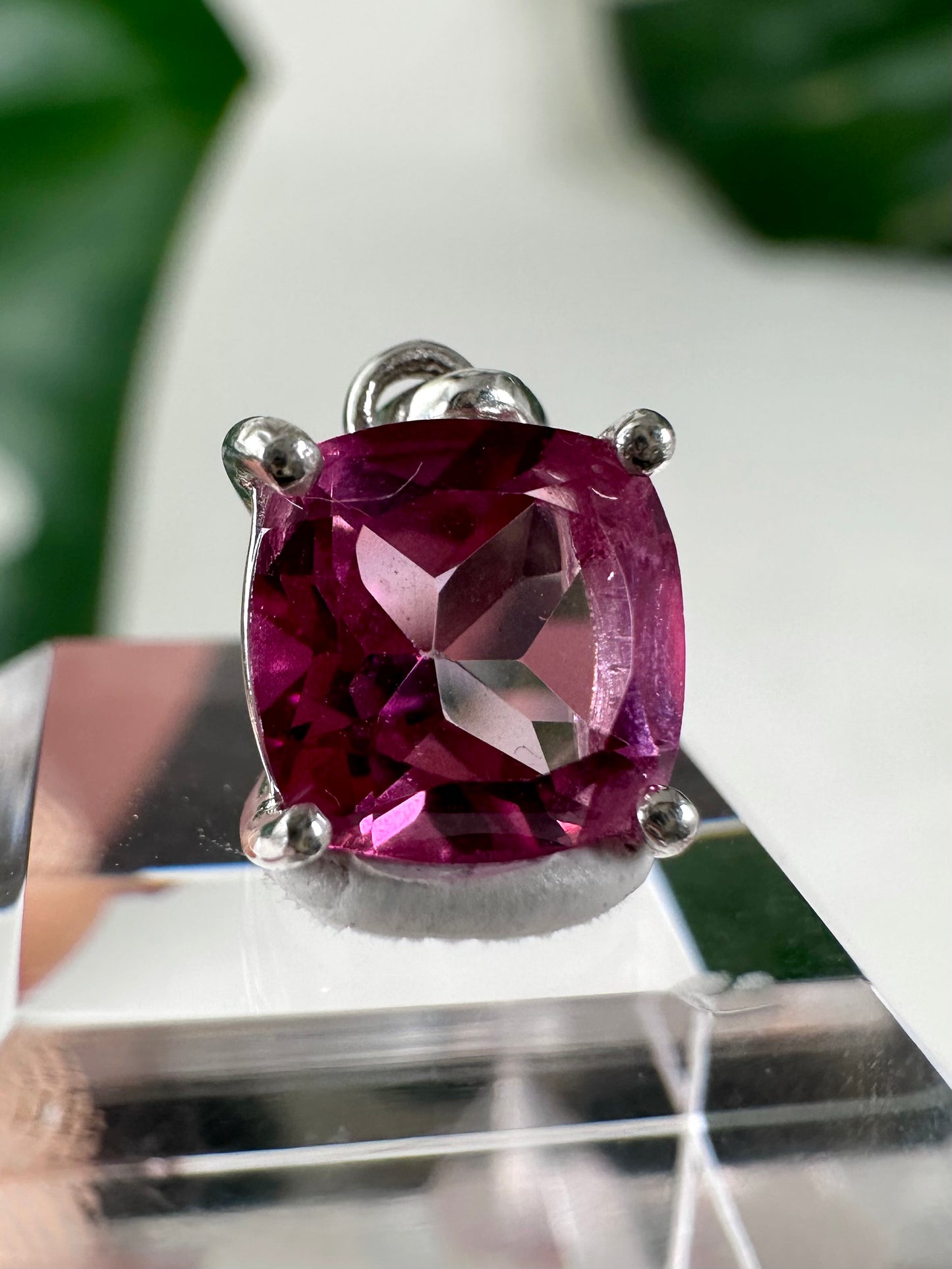 Pink Topas Anhänger in 925 Silber Nr.55P6