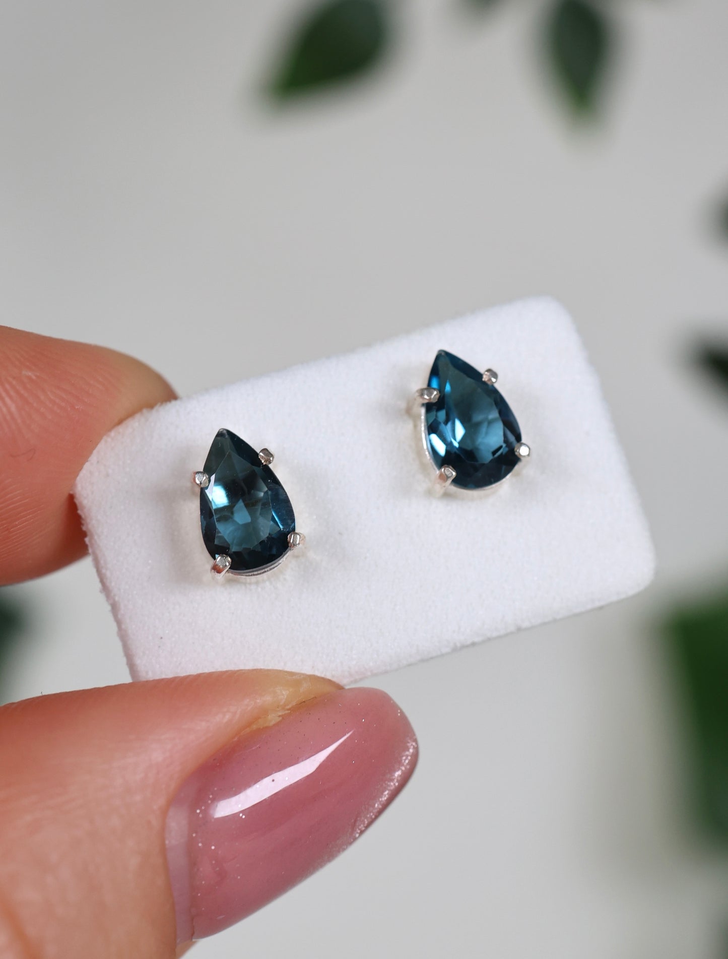 London Blue Topas Ohrstecker 925 Silber Nr.111L5