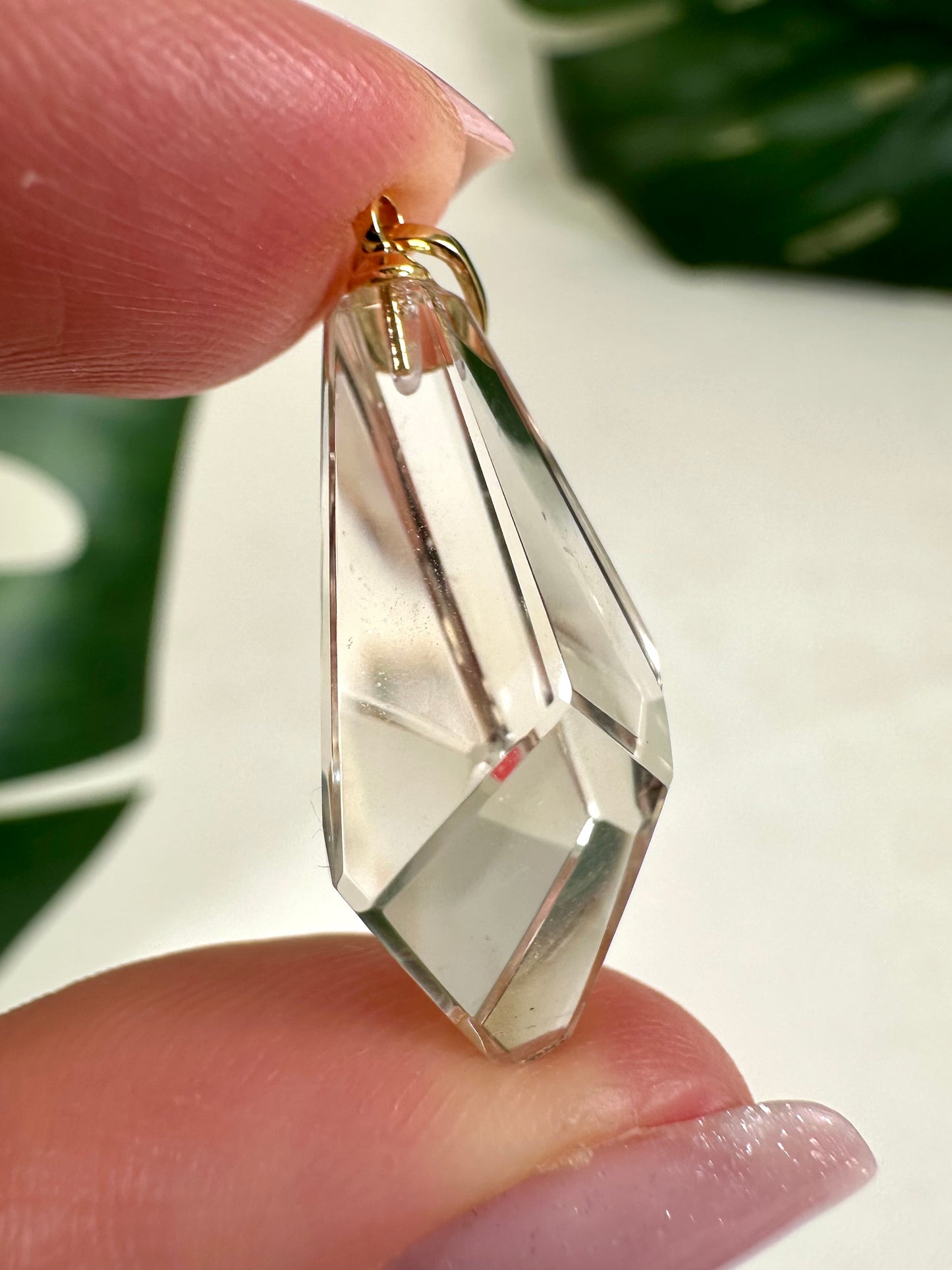 Heller Citrin Anhänger Nr.31C1