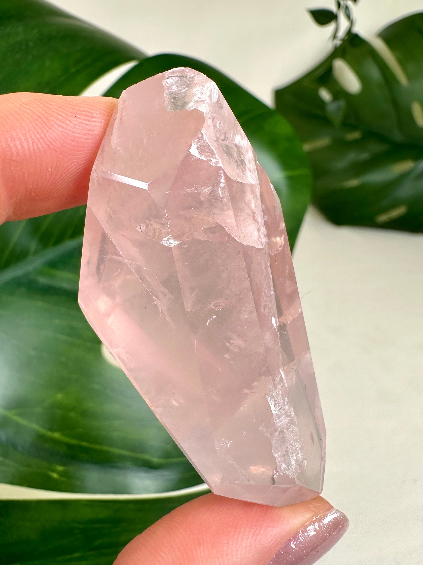 Rosenquarz mit Pyrit Nr.26RP