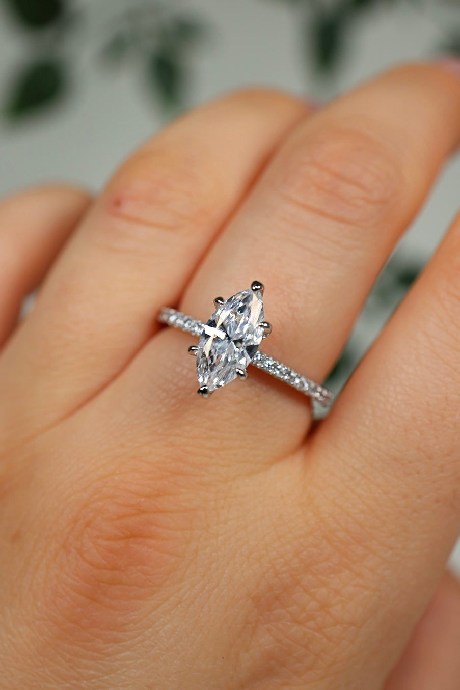Faylen Moissanit Ring Silber