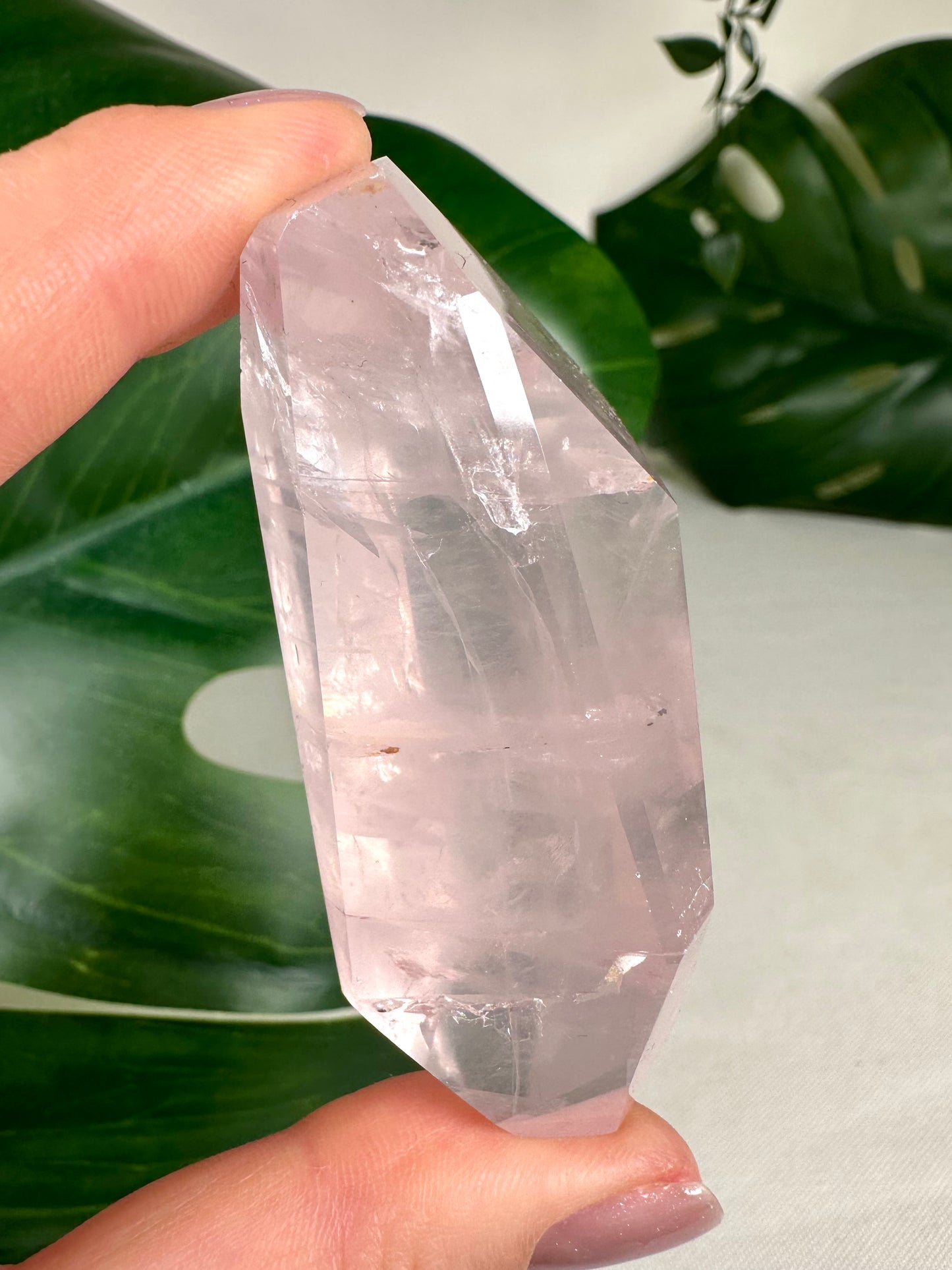 Rosenquarz mit Pyrit Nr.40RP
