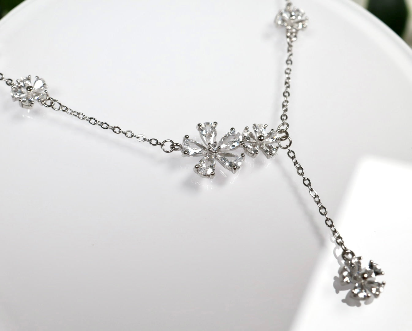 Florae Kette Silber