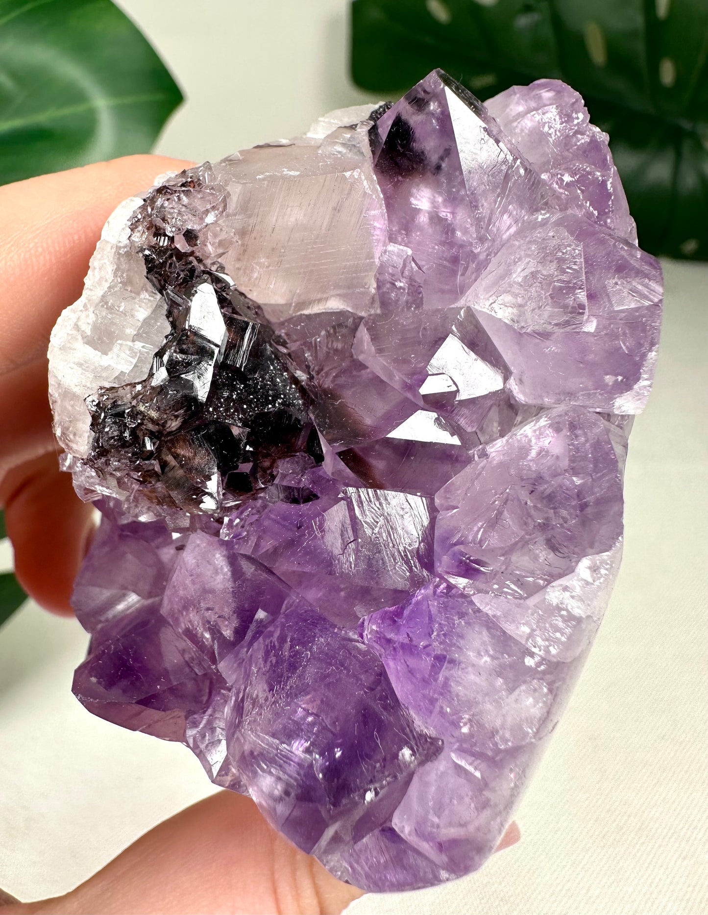 Amethyst mit Calcit Nr.68AC