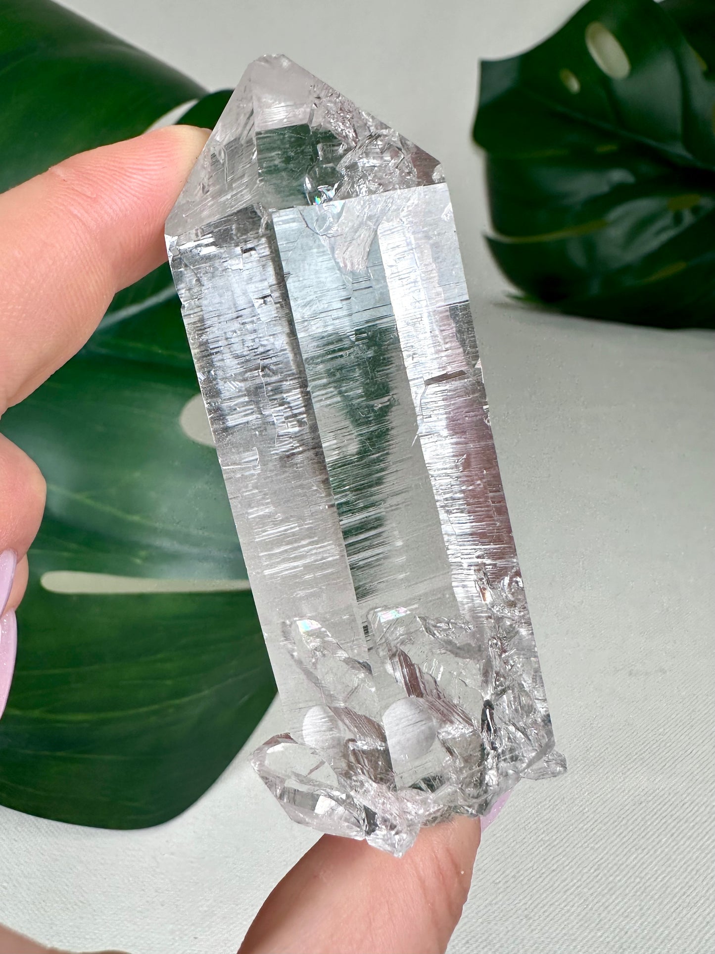 Himalaya Quarz mit Chlorit HQ Nr.570HQ
