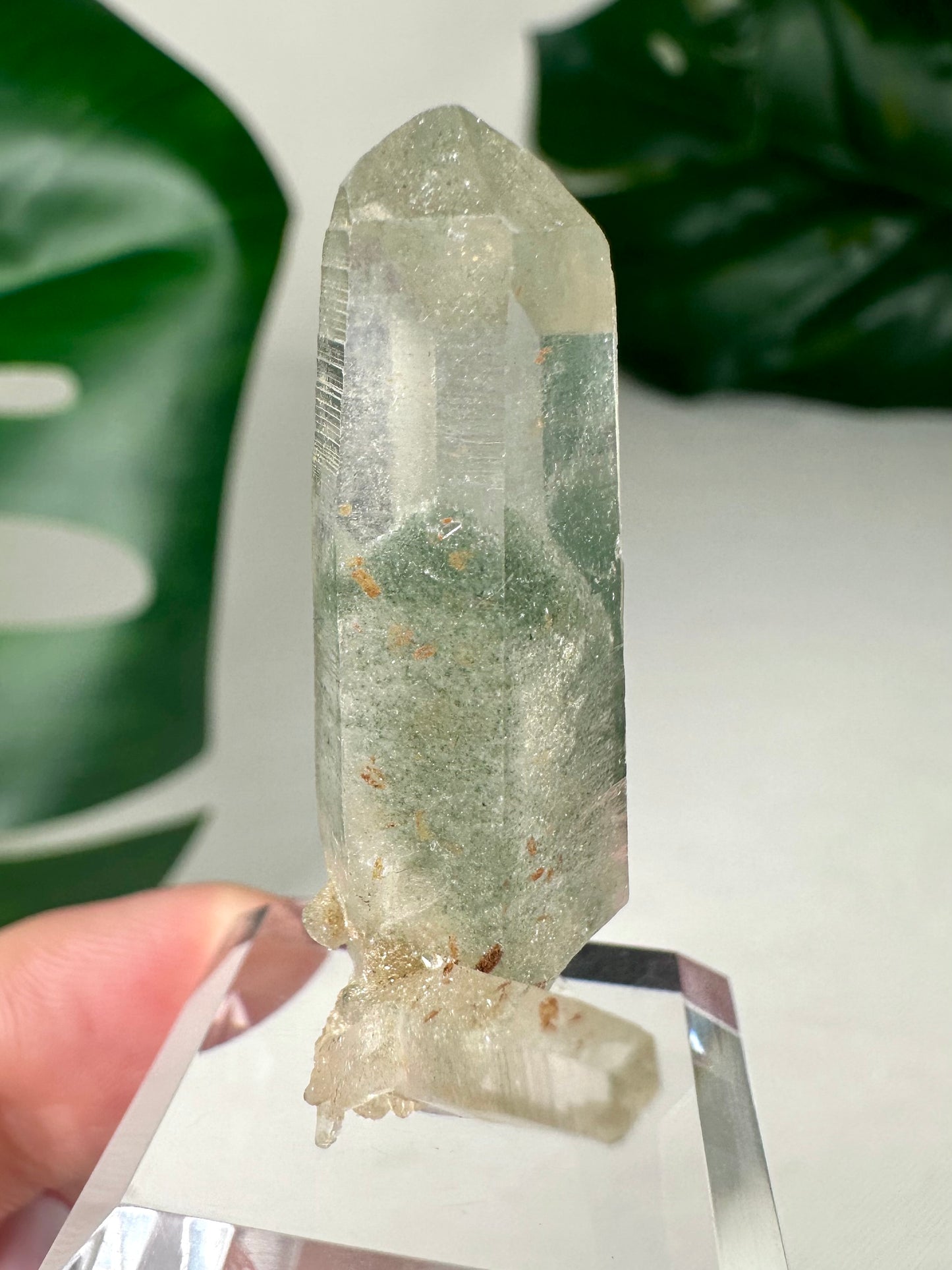 Himalaya Quarz mit Chlorit Nr.21HS