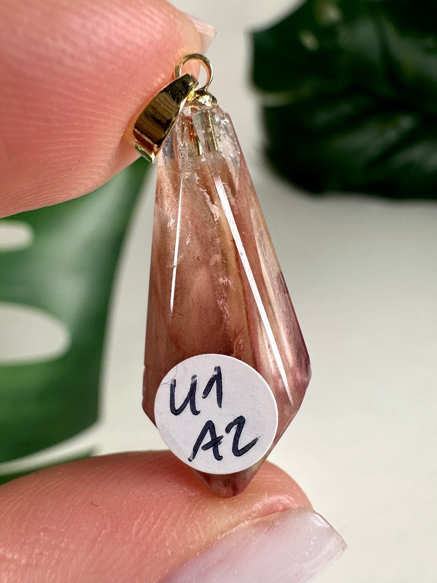 Amphibolquarz Anhänger Nr.41A2