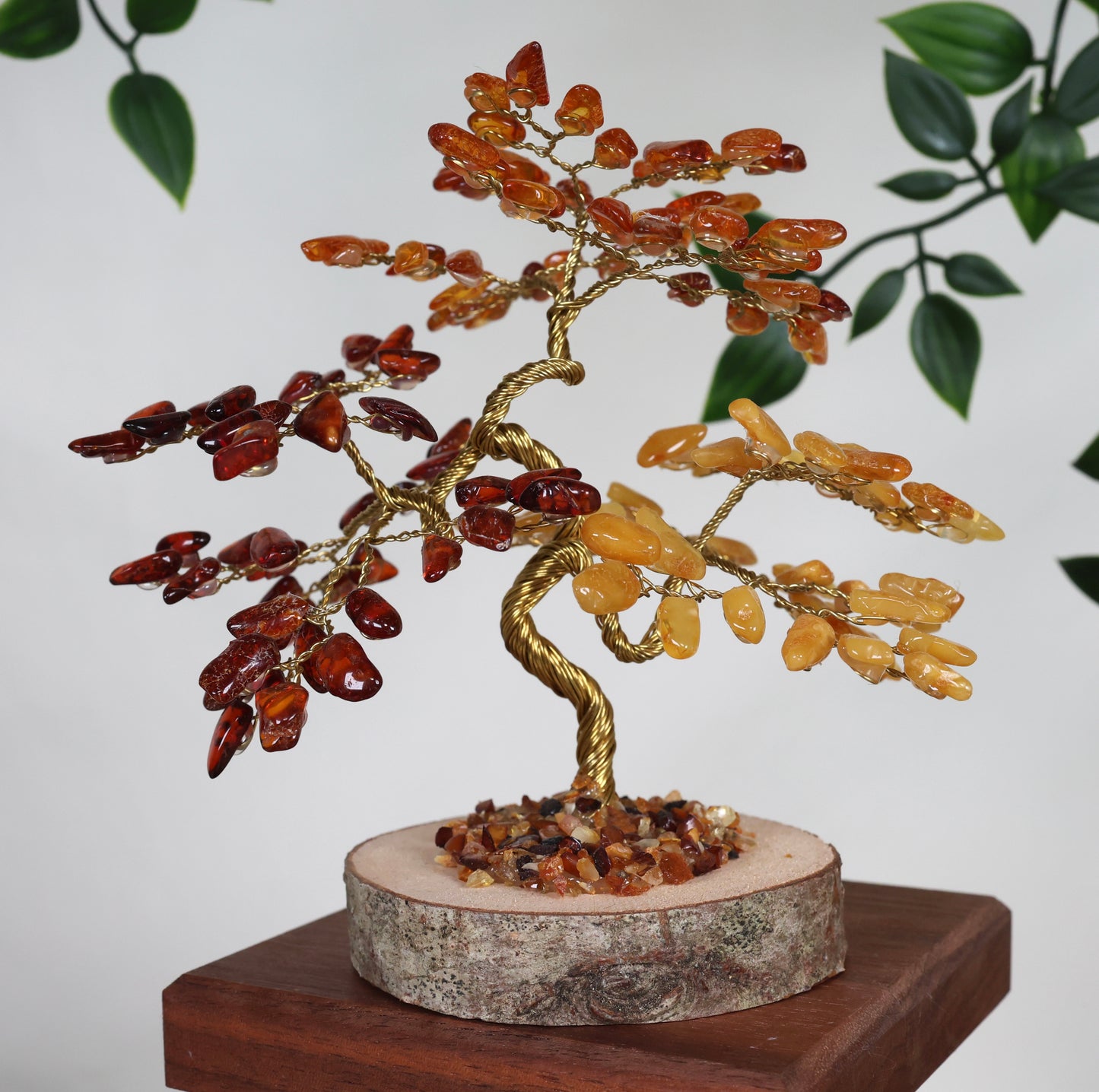 Bunter Bernstein Baum Nr.53B3