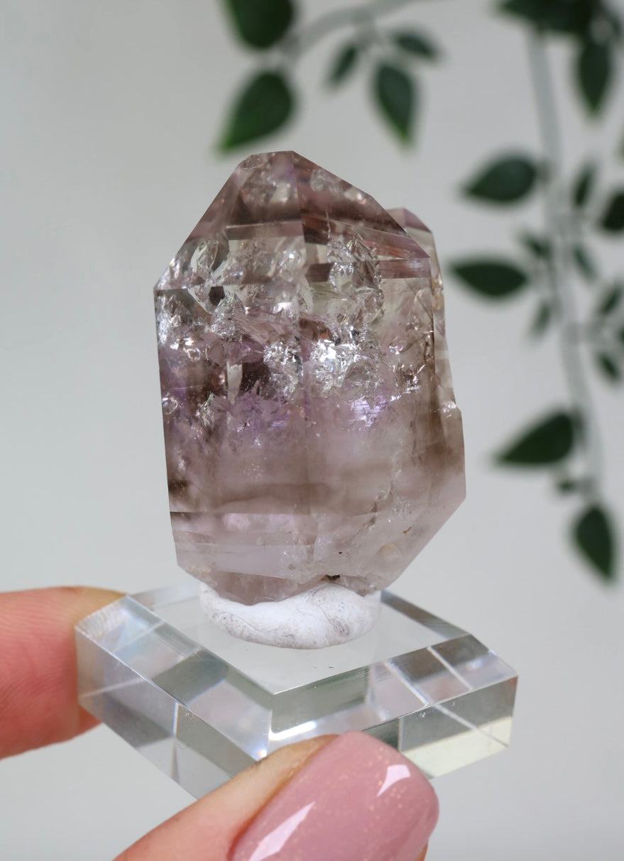 Goboboseb Quarz x Amethyst x Rauchquarz Phantomen Nr.108GR