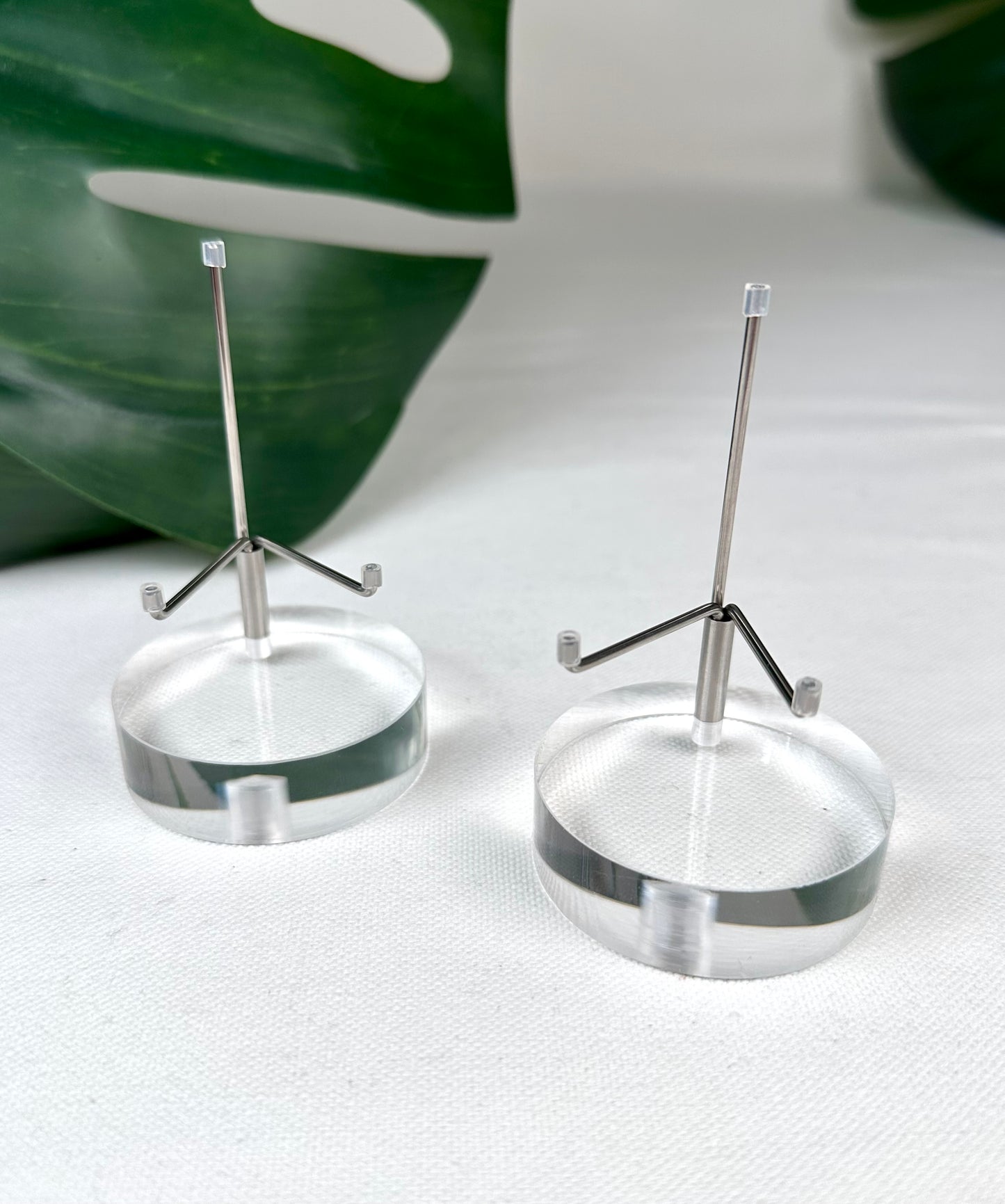 Acryl Ständer für Kristalle - Silber