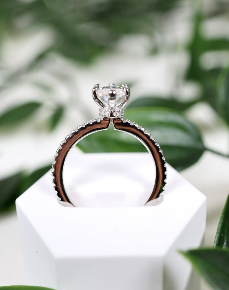 Faylen Moissanit Ring Silber