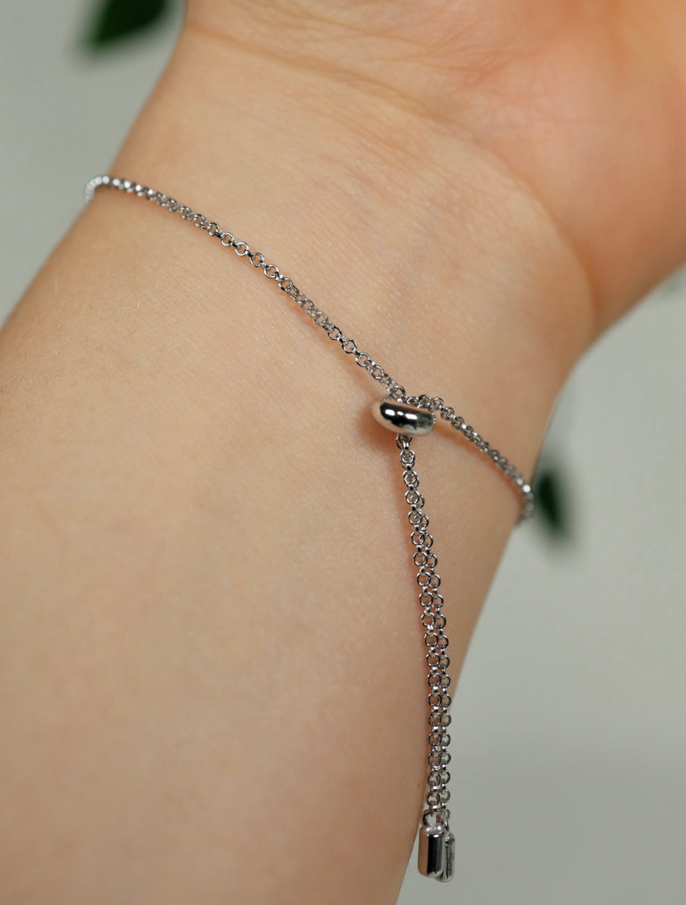 Lyra Moissanit Armband Silber