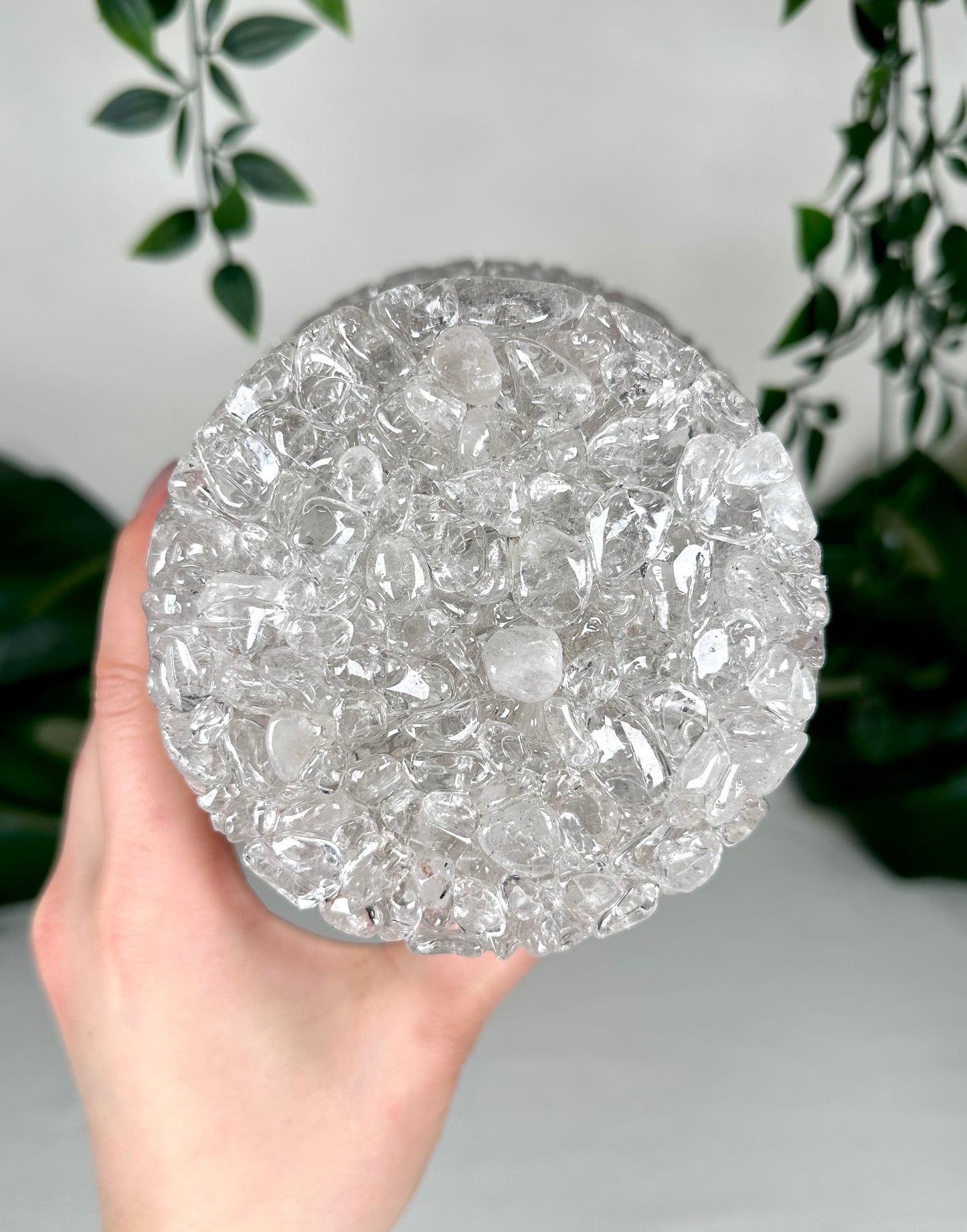 Rock crystal flowerpot no. 55B1