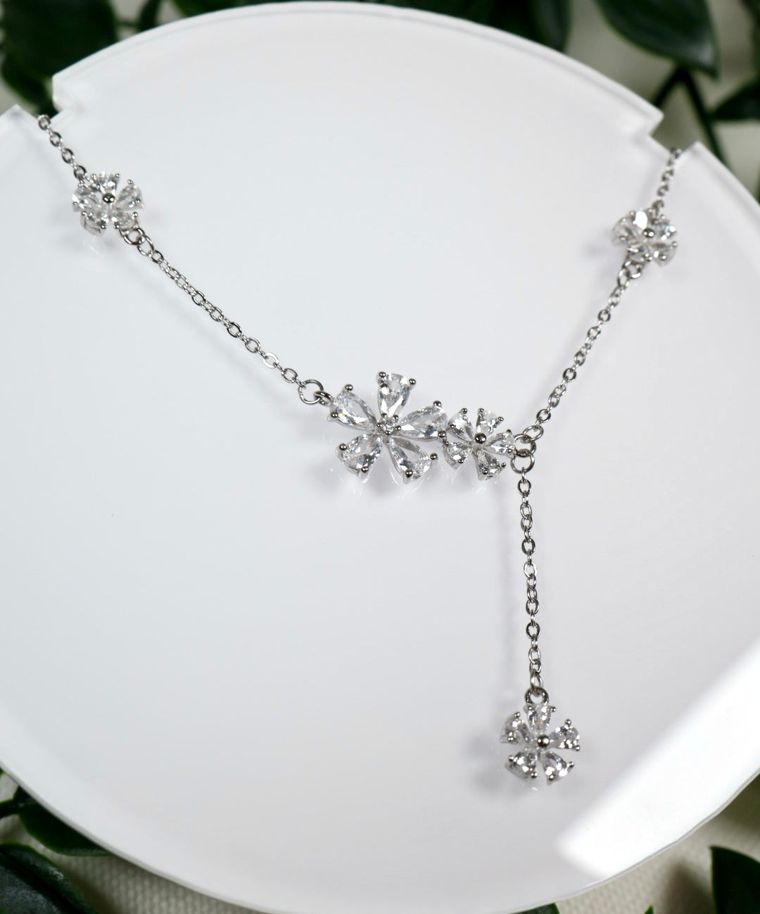 Florae Kette Silber