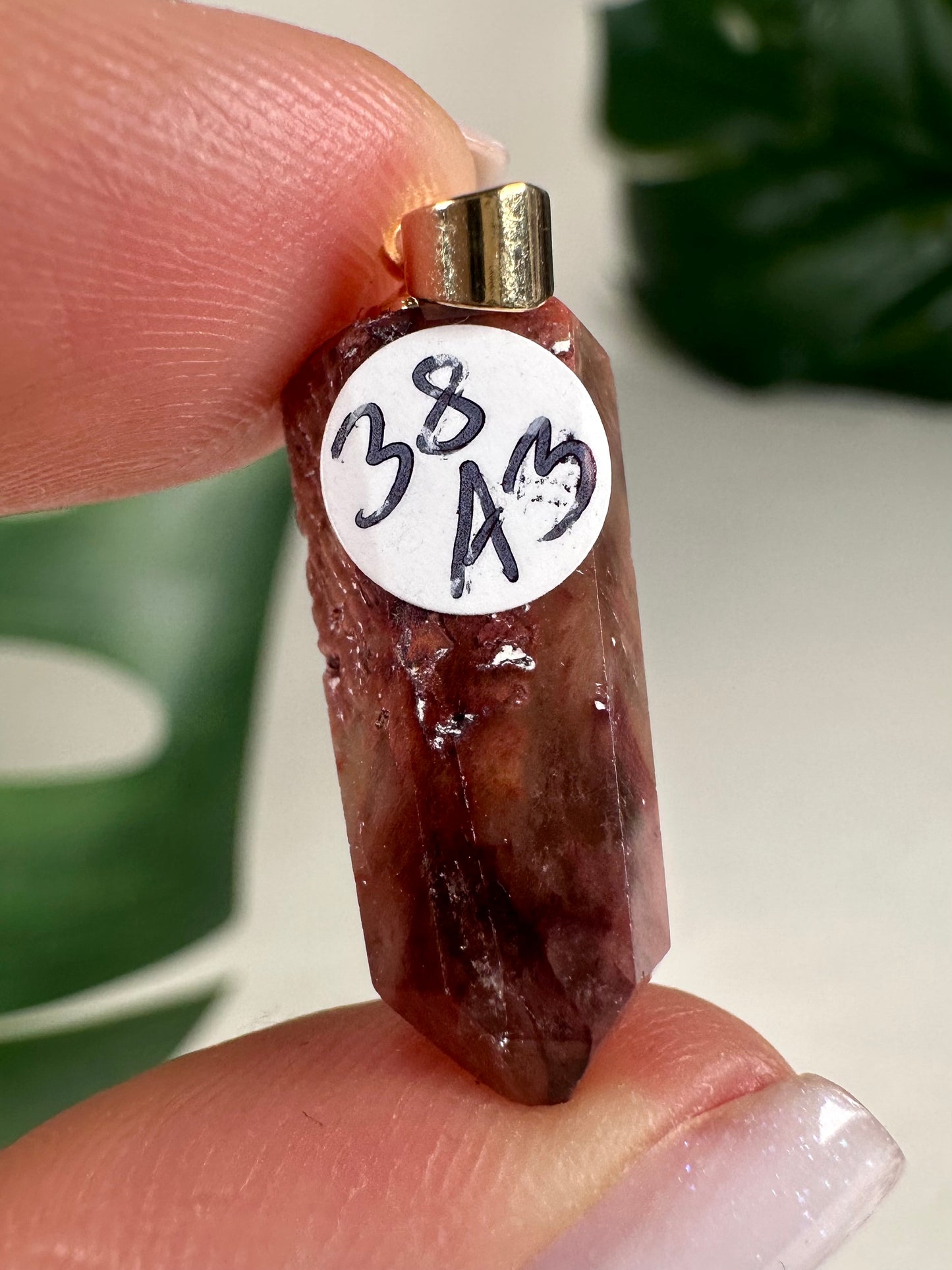 Amphibolquarz Anhänger Nr.38A3