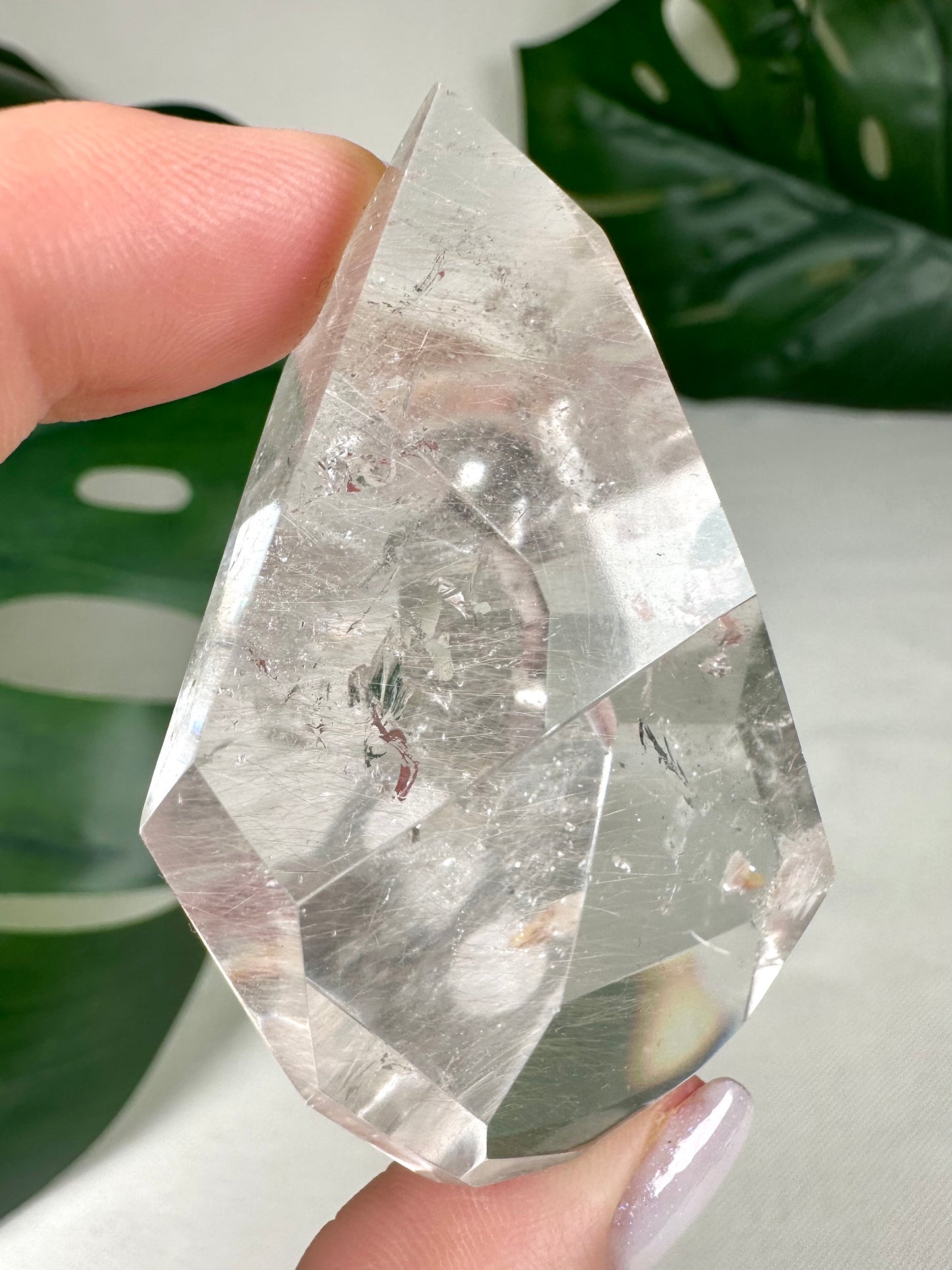 Lemurian Quartz with Rutile No.69LR