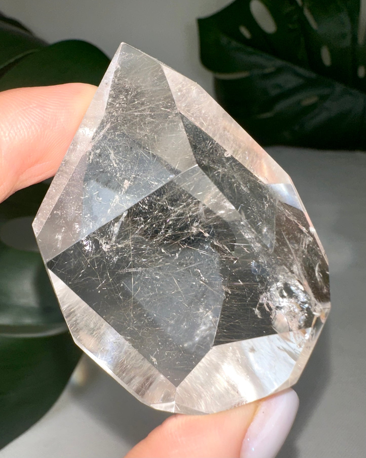 Lemurian Quartz with Rutile No.69LR