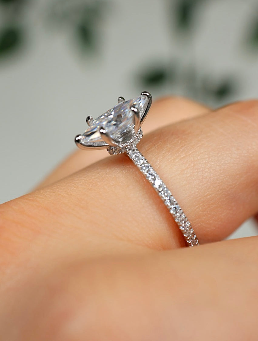 Faylen Moissanit Ring Silber