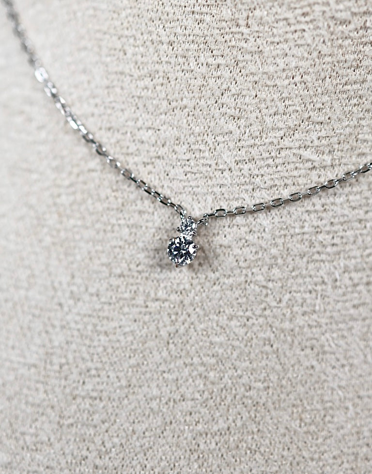 Lume Moissanit Kette Silber