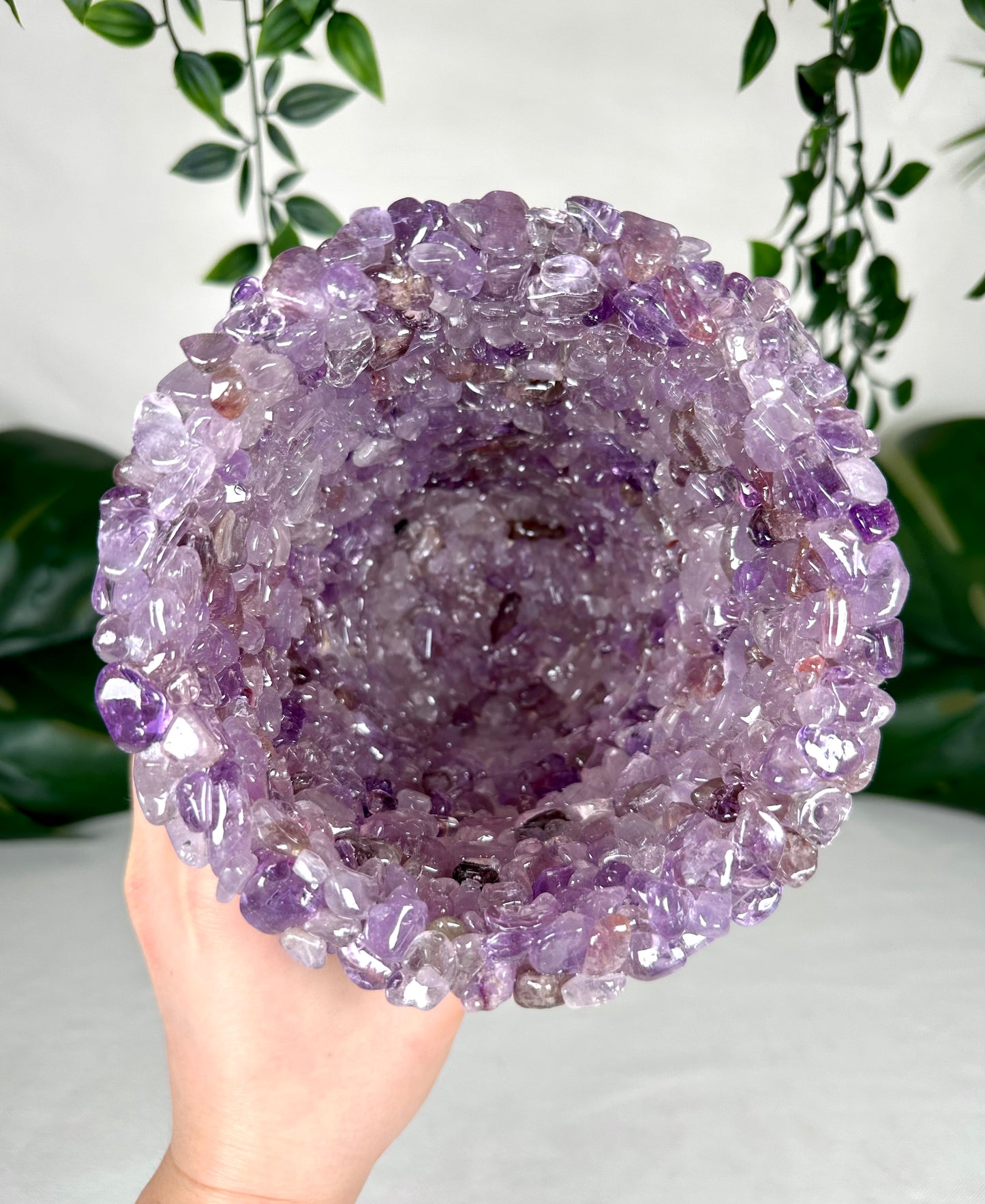 Amethyst Blumentopf Nr.55AB