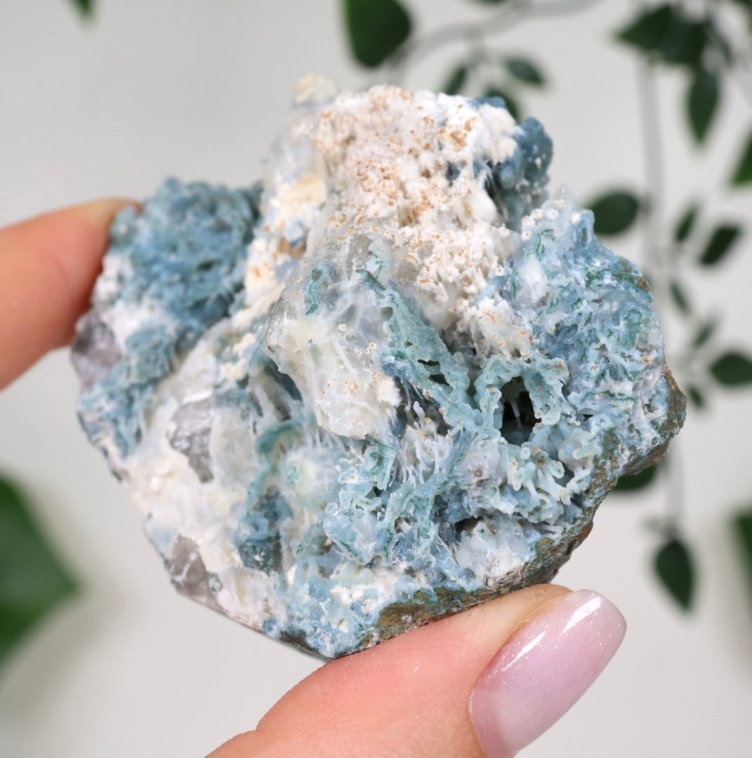 Blauer Chalcedon x Okenit Nr.37CO