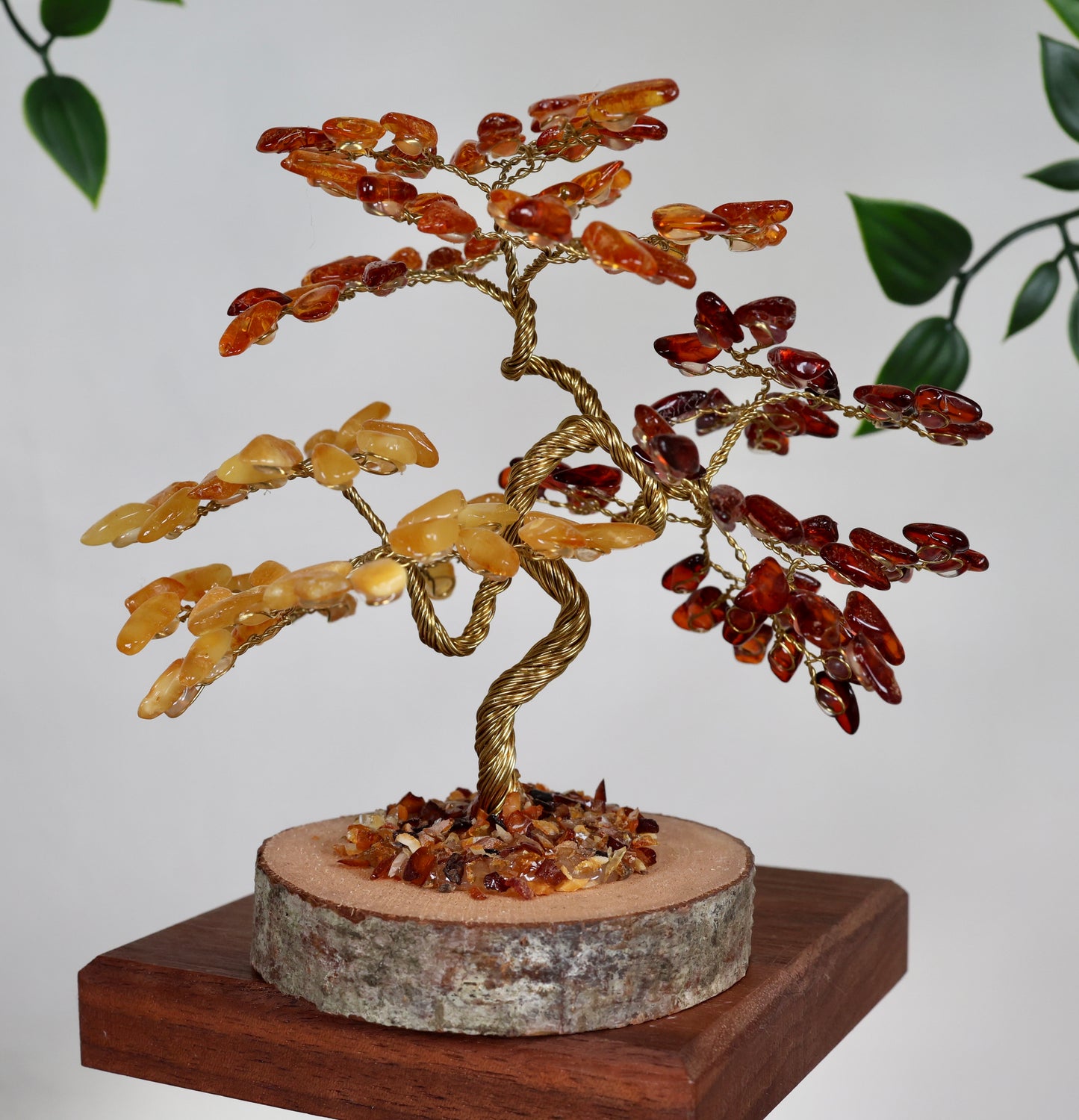 Bunter Bernstein Baum Nr.53B3