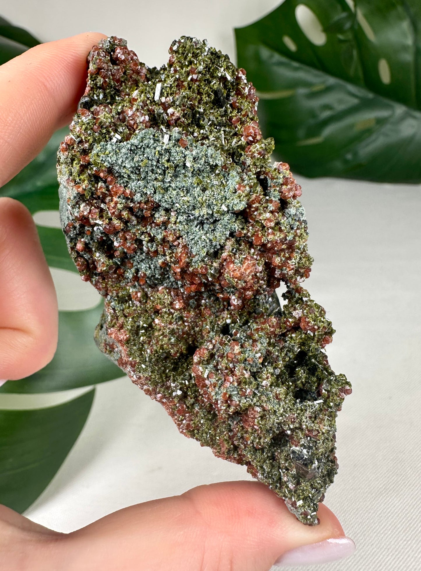 Epidot x Spessartin Granat Nr.70EG