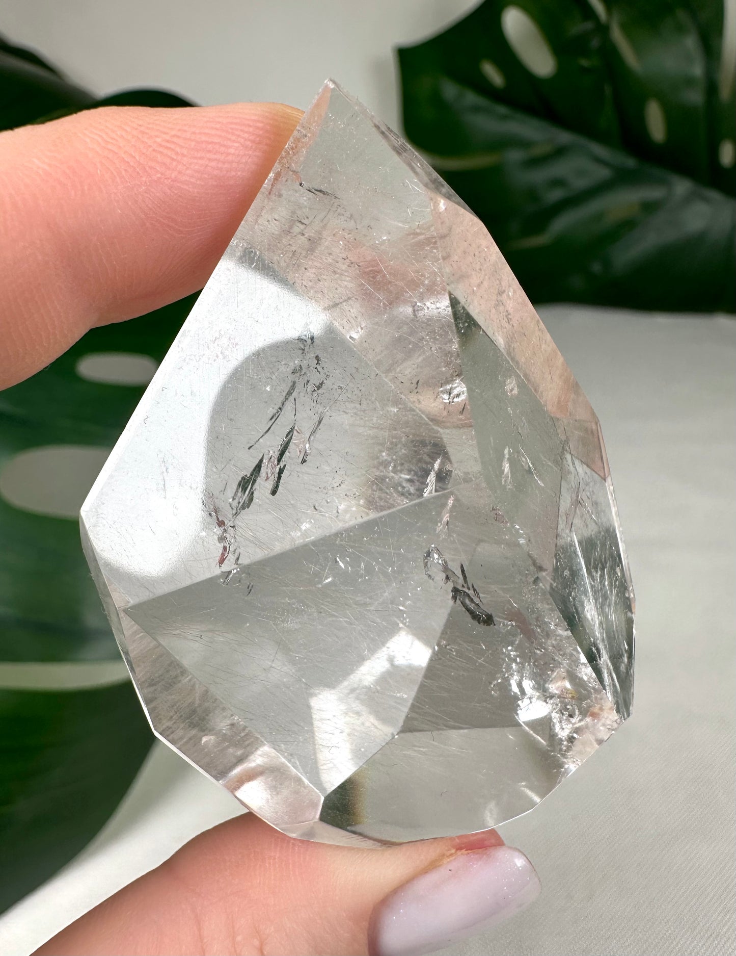 Lemurian Quartz with Rutile No.69LR