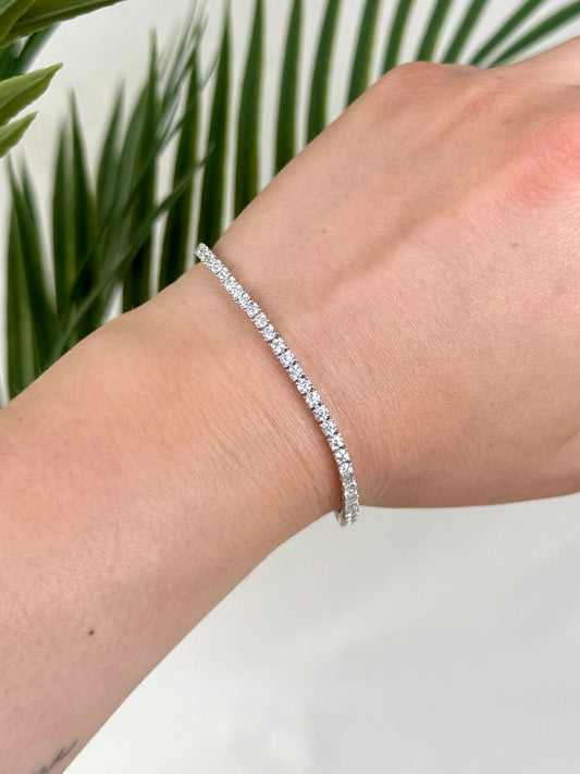 Moissanit Armband 2,5mm - 3,66ct.