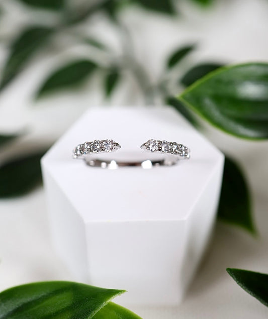 Caeli Moissanit Ring Silber