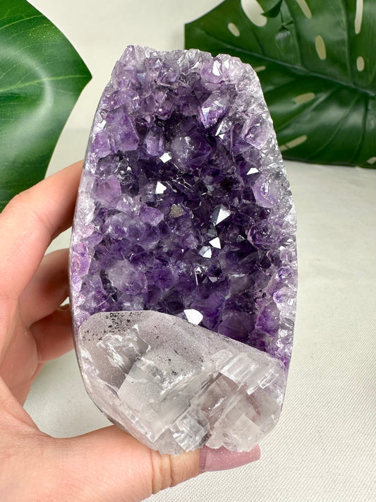 Amethyst mit Calcit Nr.93AC