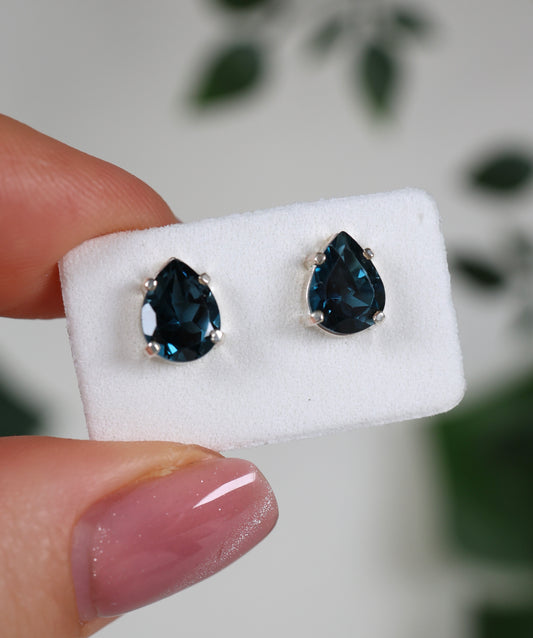 London Blue Topas Ohrstecker 925 Silber Nr.111L2