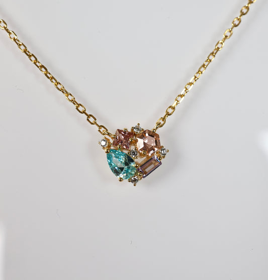 Ocean Spell - Necklace 925 Silver Gold Plated