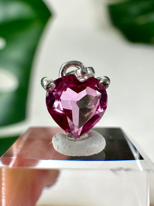 Pink Topas Anhänger in 925 Silber Nr.55P3