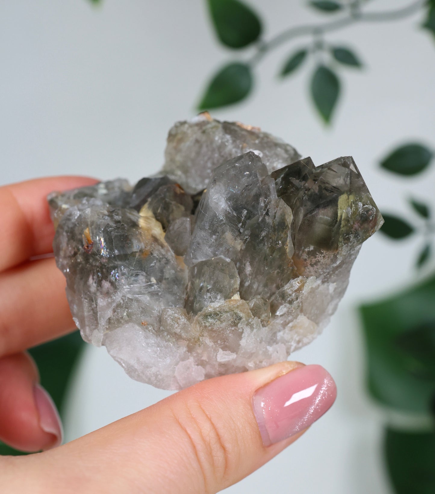 Gartenquarz x Rutil Cluster Nr.69GR