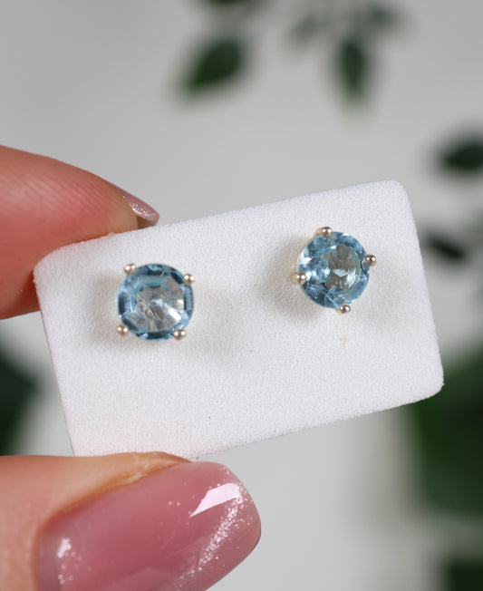 Topas Ohrstecker 925 Silber Nr.63T2