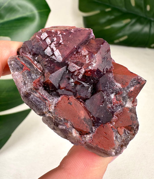 Amethyst mit Hämatit Nr.25AH