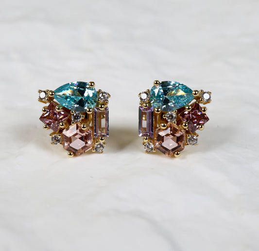 Ocean Spell - Earrings 925 Silver Gold Plated