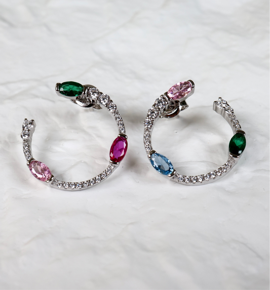 Moonbloom - earrings 925 silver