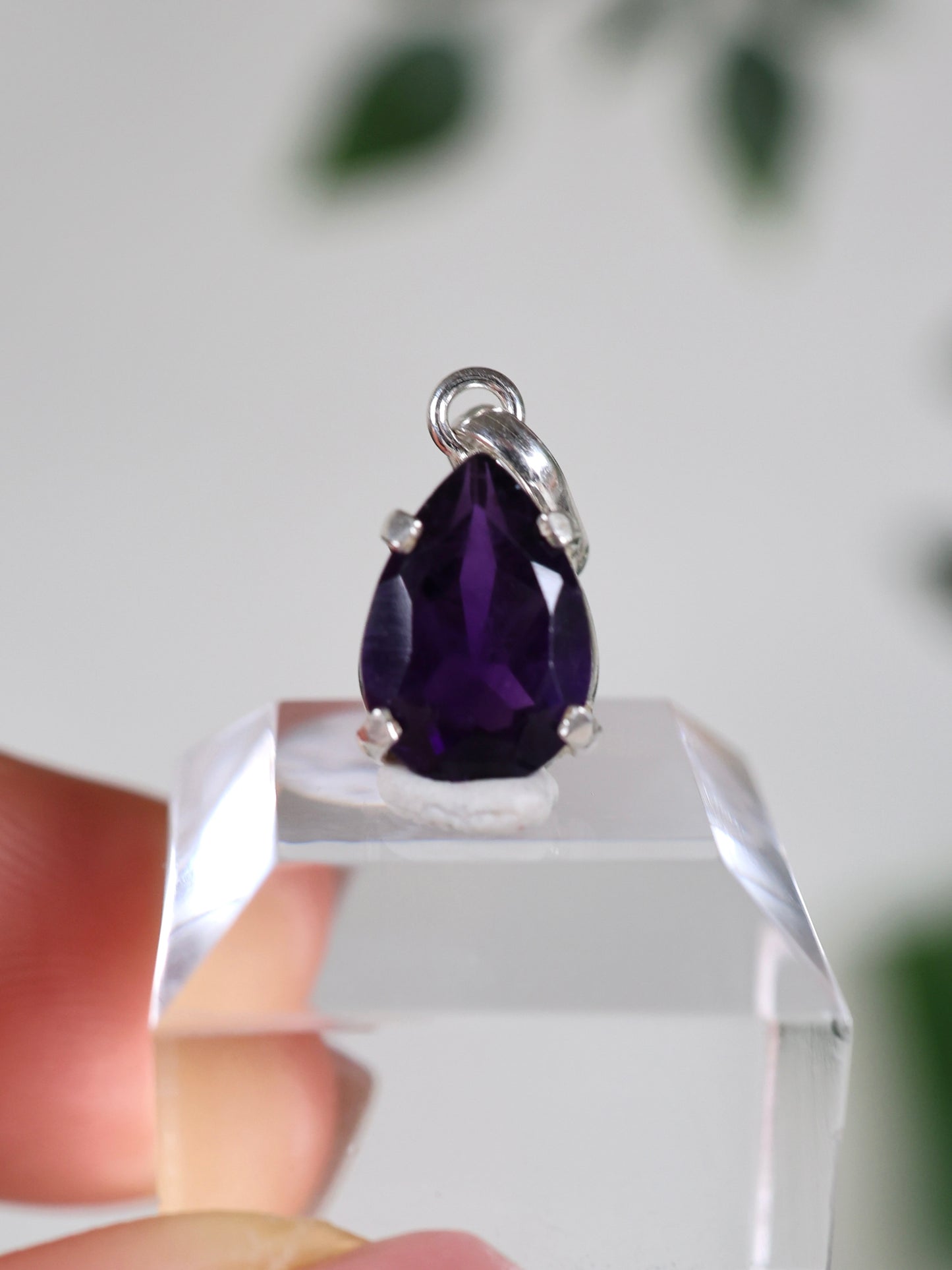 Amethyst Anhänger 925 Silber Nr.54A2
