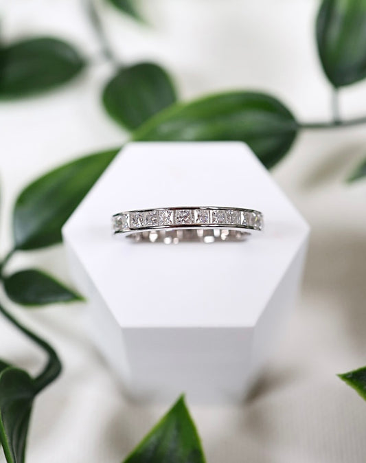 Nalya Moissanit Ring Silber